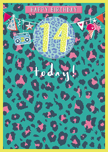 Picture of 14 TODAY BIRTHDAY CARD
